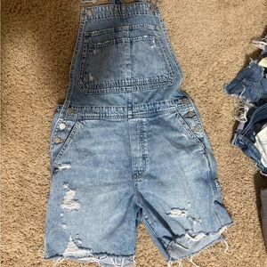 GAP Light Blue Denim Overalls